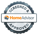 HomeAdvisor Screened and approve Logo