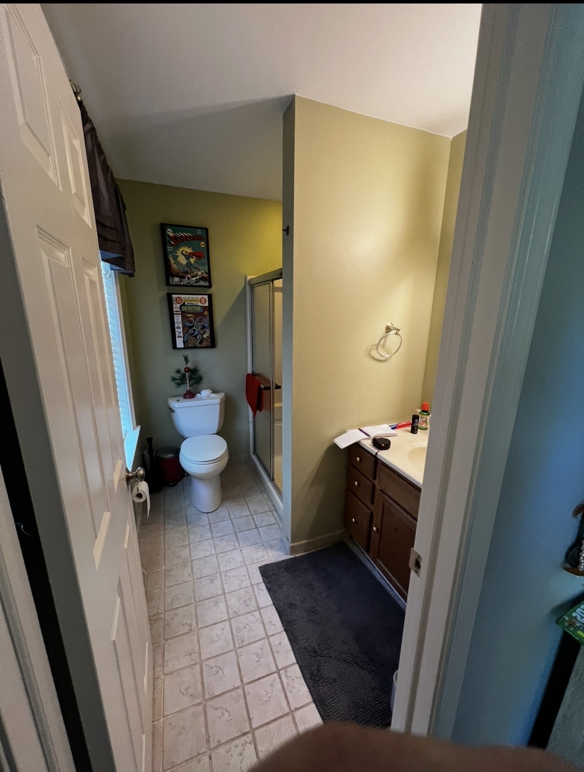 Bathroom remodel progress image by KesRemodel showing work underway in a real client home