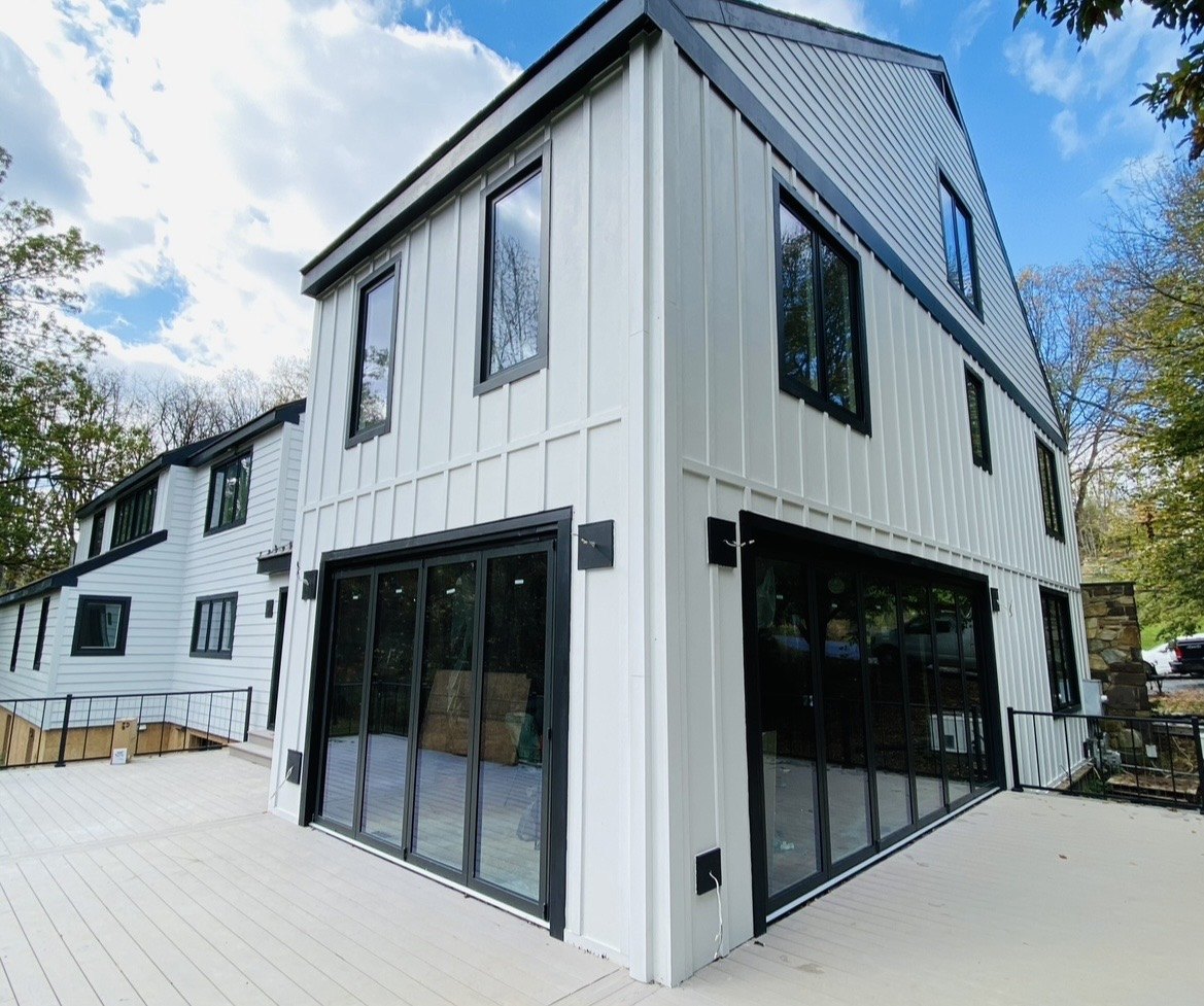 Finished painting project with clean professional results