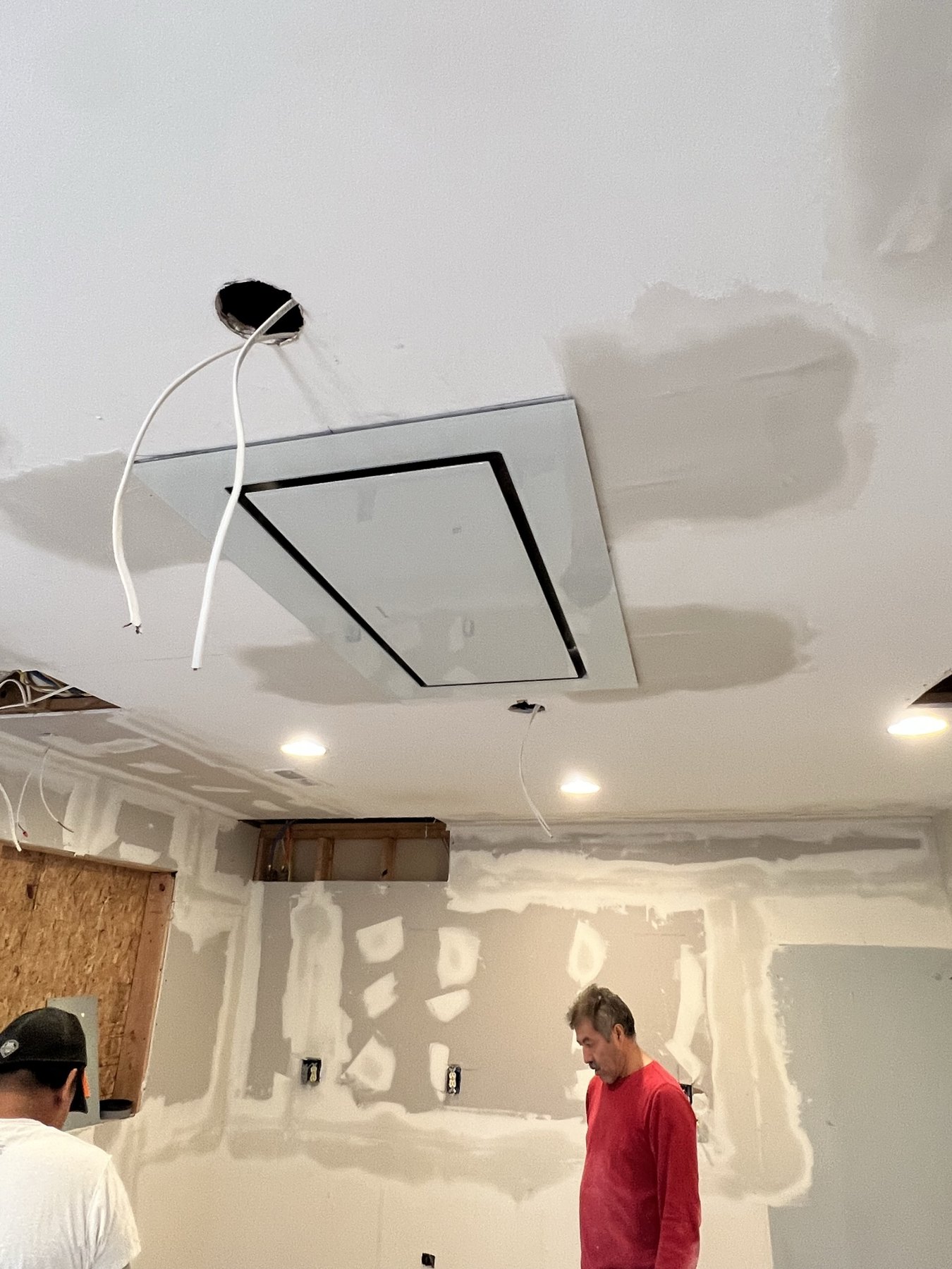 Paint preparation and drywall repair before painting